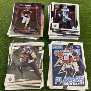 (50) 2021-Current NFL Football Trading Cards